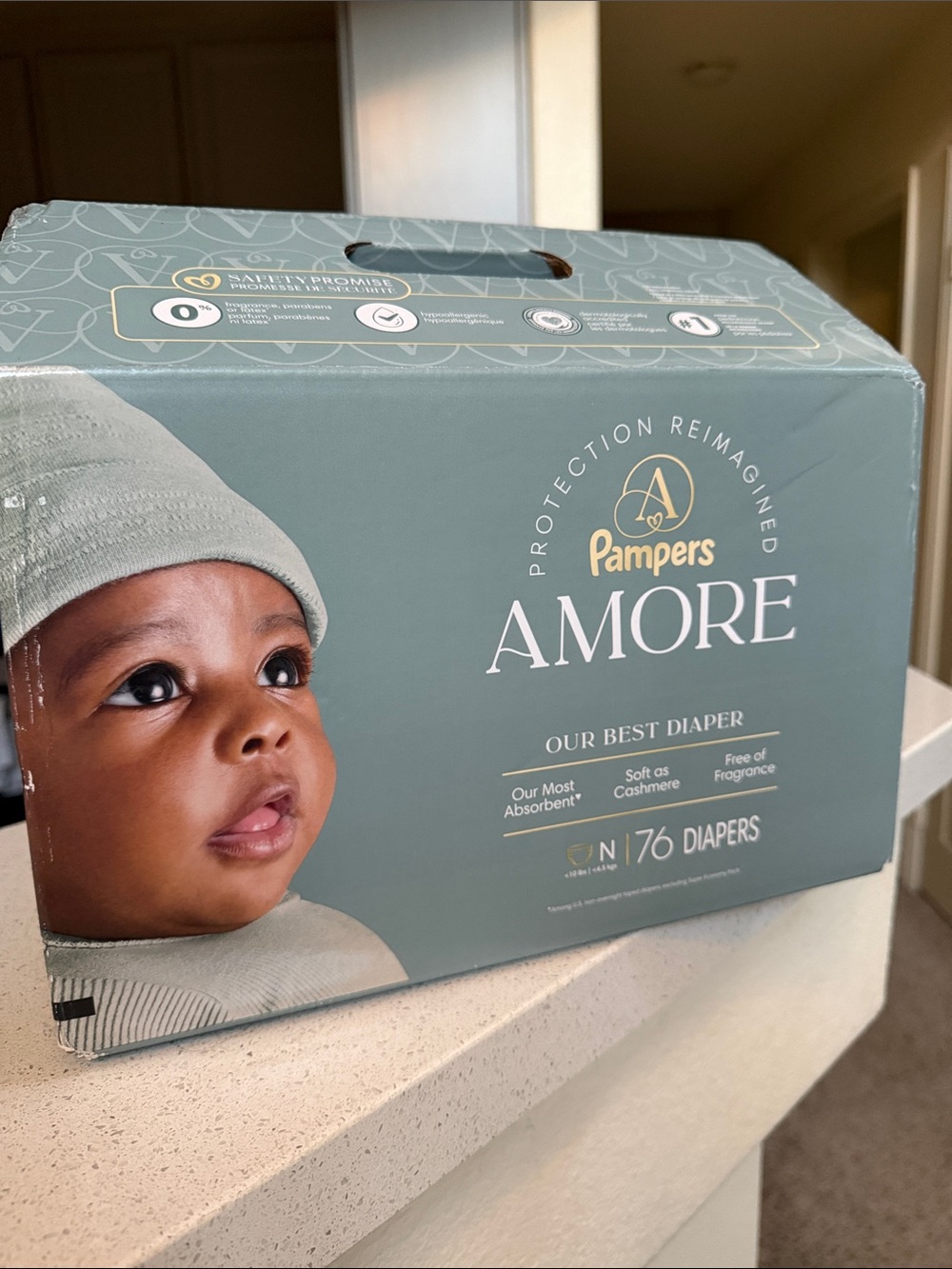 Pampers AMORE Baby Diapers - Green Packaging